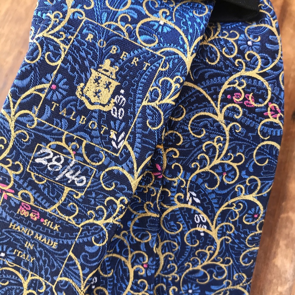 (NEW) Robert Talbott Mens Silk Tie Limited Edition